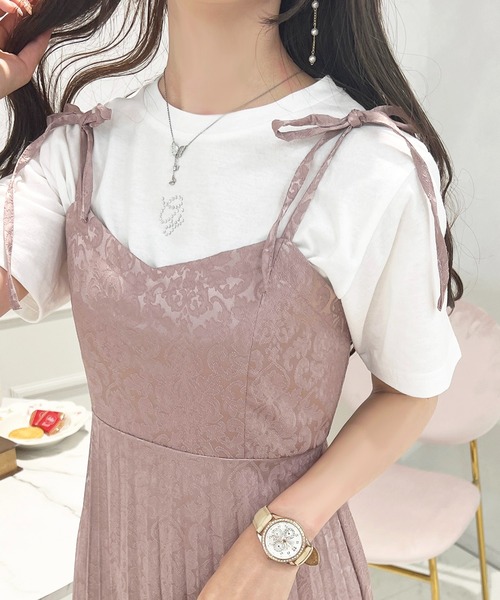 apres jour(アプレジュール)の「ラインストーンロゴTシャツ【ZOZOTOWN限定アイテム】(Tシャツ/カットソー・レディース・ライトブルー/オフホワイト/ライトピンク・フリー/X-LARGE)」の17枚目の写真