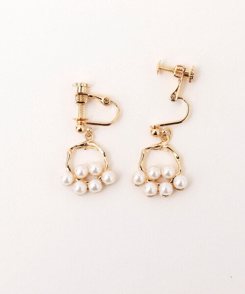 NOLLEY’S Sophi（ノーリーズソフィ）の「リングリースイヤリング（イヤリング・レディース・シルバー/ゴールド・FREE）」の4枚目の写真