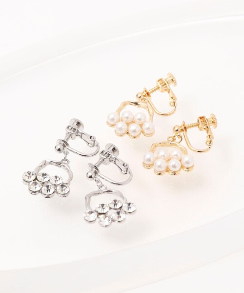 NOLLEY’S Sophi（ノーリーズソフィ）の「リングリースイヤリング（イヤリング・レディース・シルバー/ゴールド・FREE）」の5枚目の写真