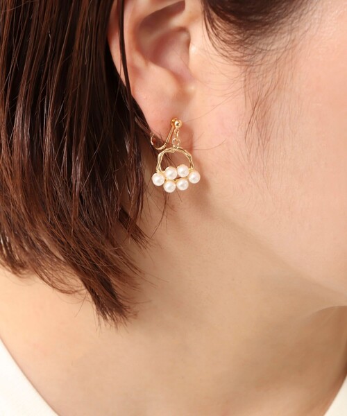 NOLLEY’S Sophi（ノーリーズソフィ）の「リングリースイヤリング（イヤリング・レディース・シルバー/ゴールド・FREE）」の6枚目の写真