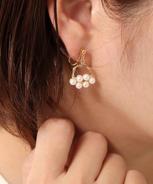 NOLLEY’S Sophi（ノーリーズソフィ）の「リングリースイヤリング（イヤリング・レディース・シルバー/ゴールド・FREE）」の7枚目の写真