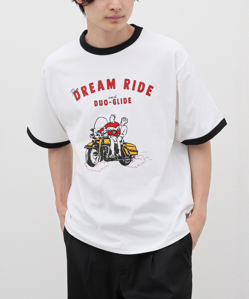 新商品】バイク一筋/テクニカルスポーツ ヘンリーネックTシャツ