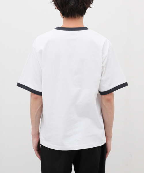 ホワイト 半袖 Tシャツ 40CARATS&525 BY TAKEO KIKUCHI tシャツ 「Made in JAPAN