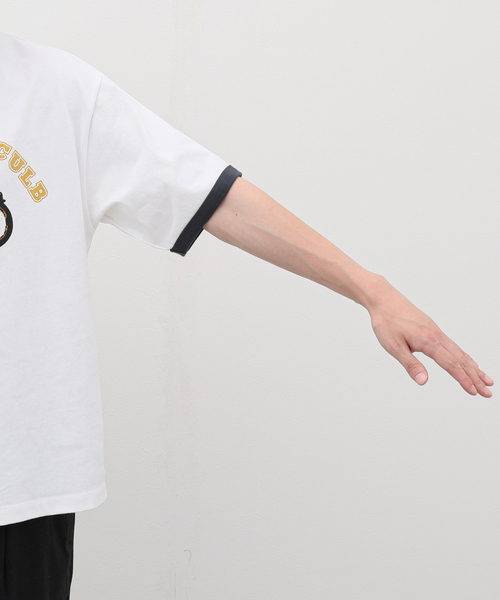 B.C STOCK（ベーセーストック）の「リンガーTシャツ bike（Tシャツ/カットソー・メンズ・ホワイト系その他/ホワイト×ホワイト・MEDIUM/LARGE）」の11枚目の写真