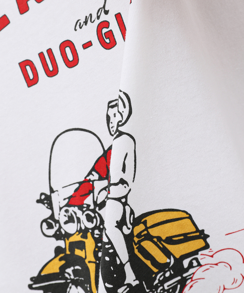 B.C STOCK（ベーセーストック）の「リンガーTシャツ bike（Tシャツ/カットソー・メンズ・ホワイト系その他/ホワイト×ホワイト・MEDIUM/LARGE）」の17枚目の写真