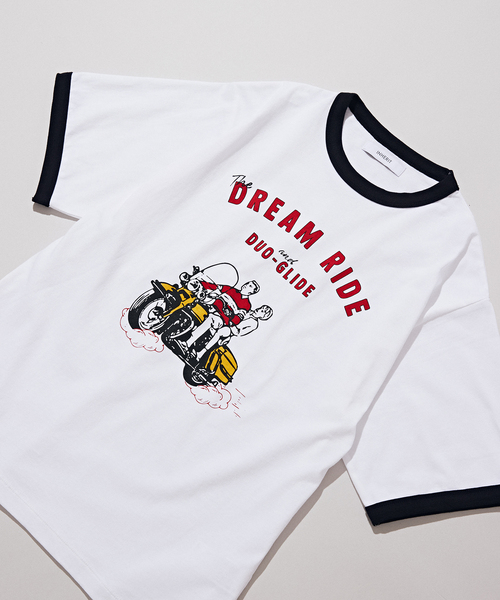 B.C STOCK（ベーセーストック）の「リンガーTシャツ bike（Tシャツ/カットソー・メンズ・ホワイト系その他/ホワイト×ホワイト・MEDIUM/LARGE）」の19枚目の写真