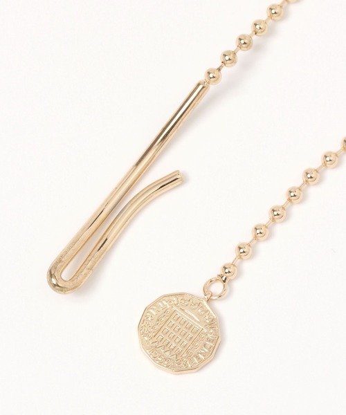 BAYFLOW（ベイフロー）の「ヒッカケボールタンスイネックレス（ネックレス・レディース・イエロー/ライトグレー・FREE）」の6枚目の写真