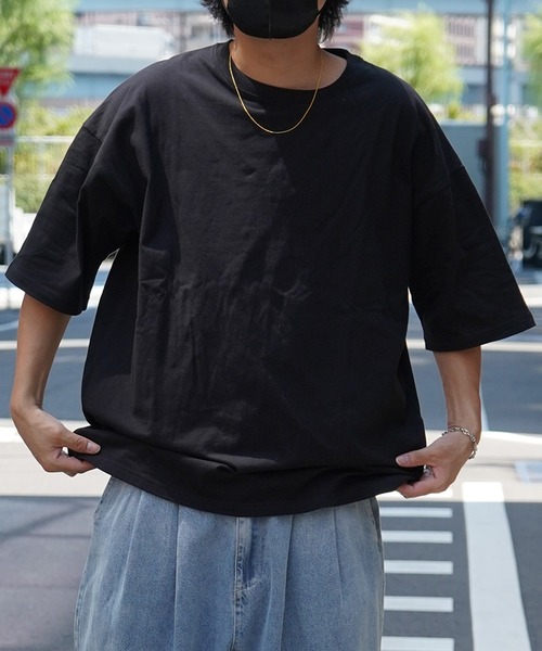 セール】ベーシック / ピグメント加工 オーバーサイズブランクTシャツ