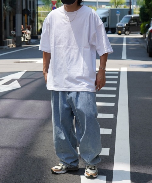 Aim For（エイムフォー）の「ベーシック / ピグメント加工 オーバーサイズブランクTシャツ ユニセックス （Tシャツ/カットソー・メンズ・ホワイト/チャコールグレー/ブラック・L/M）」の17枚目の写真
