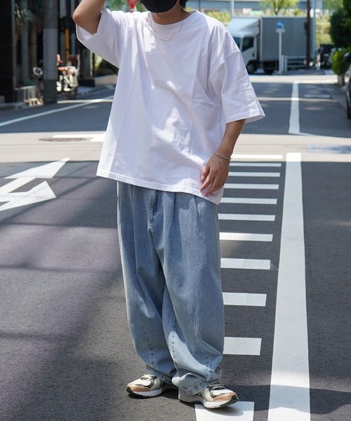 Aim For（エイムフォー）の「ベーシック / ピグメント加工 オーバーサイズブランクTシャツ ユニセックス （Tシャツ/カットソー・メンズ・ホワイト/チャコールグレー/ブラック・L/M）」の18枚目の写真