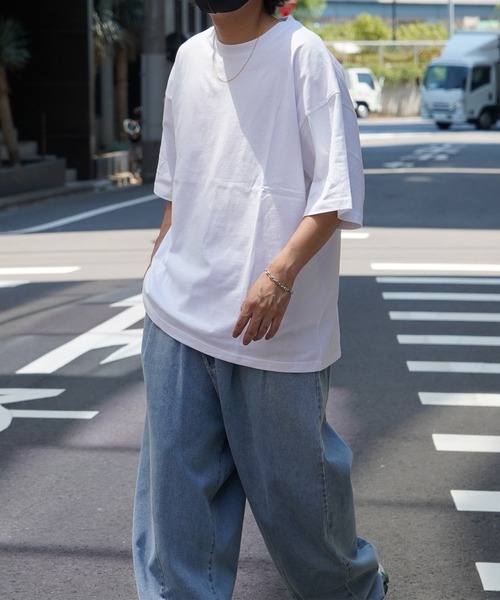 Aim For（エイムフォー）の「ベーシック / ピグメント加工 オーバーサイズブランクTシャツ ユニセックス （Tシャツ/カットソー・メンズ・ホワイト/チャコールグレー/ブラック・L/M）」の21枚目の写真