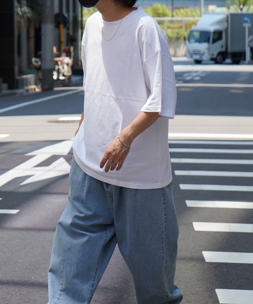 Aim For（エイムフォー）の「ベーシック / ピグメント加工 オーバーサイズブランクTシャツ ユニセックス （Tシャツ/カットソー・メンズ・ホワイト/チャコールグレー/ブラック・L/M）」の22枚目の写真