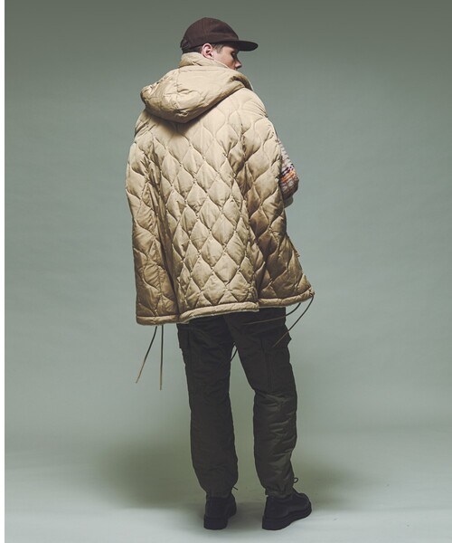 TAION / タイオン】MILITARY RIVERSIBLE DOWN CAPE【U0NISEX