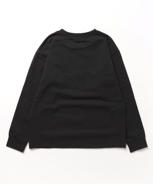 FILA(フィラ)の「【FILA:フィラ】レディーストリコット長袖Tシャツ(Tシャツ/カットソー・レディース・ダークブルー/ブラック/ピンク・MEDIUM/X-LARGE/LARGE)」の4枚目の写真