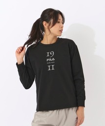【FILA:フィラ】レディーストリコット長袖Tシャツ