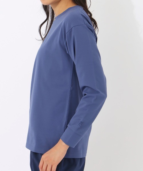 FILA(フィラ)の「【FILA:フィラ】レディーストリコット長袖Tシャツ(Tシャツ/カットソー・レディース・ダークブルー/ブラック/ピンク・MEDIUM/X-LARGE/LARGE)」の19枚目の写真