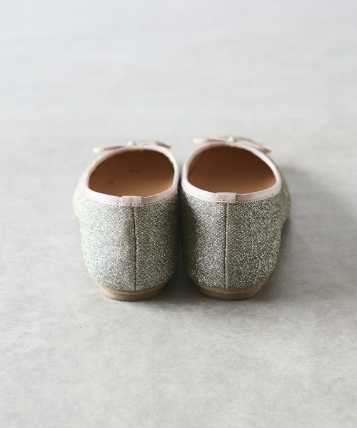 EVOL(イーボル)の「EVOL/ラメバレエシューズ(パンプス・レディース・ゴールド/シルバー・23.5cm/22.5cm/24.5cm)」の5枚目の写真