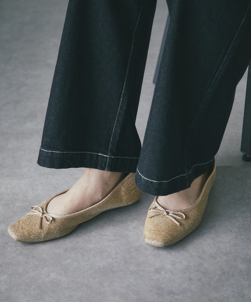 EVOL(イーボル)の「EVOL/ラメバレエシューズ(パンプス・レディース・ゴールド/シルバー・23.5cm/22.5cm/24.5cm)」の16枚目の写真