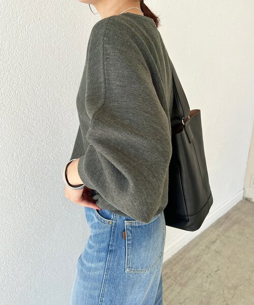 SPICK AND SPAN / スピック アンド スパン 23080200505040 ドルマンフェミニンニット 長袖ニットセーター Spick & Span（スピックアンドスパン）の「≪追加≫ドルマン