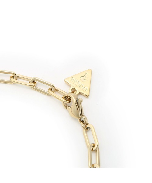 Guess（ゲス）の「LOVE ME TENDER Triple Heart Paperlink Bracelet（ブレスレット・レディース・ホワイト・SMALL）」の3枚目の写真