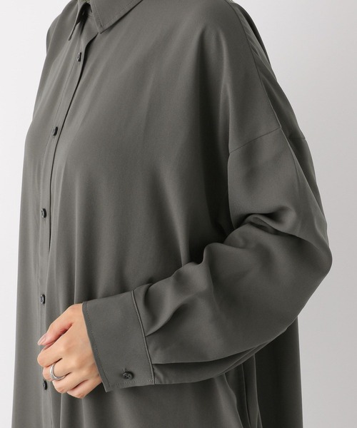 LEPSIM（レプシィム）の「マルチメリットロング長袖ワンピース　975791（ワンピース・レディース・カーキ/ネイビー/グレー・FREE）」の14枚目の写真