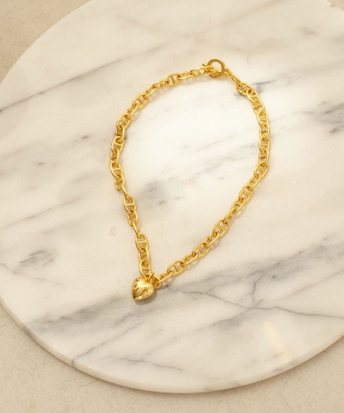 CIAOPANIC（チャオパニック）の「【WEB限定】【Keyon/キーオン】ボリュームハートネックレス / plump heart chain necklace（ネックレス・レディース・ゴールド/シルバー・FREE）」の6枚目の写真