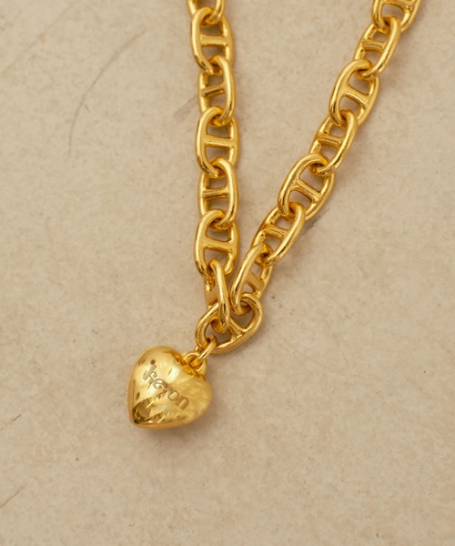 CIAOPANIC（チャオパニック）の「【WEB限定】【Keyon/キーオン】ボリュームハートネックレス / plump heart chain necklace（ネックレス・レディース・ゴールド/シルバー・FREE）」の3枚目の写真