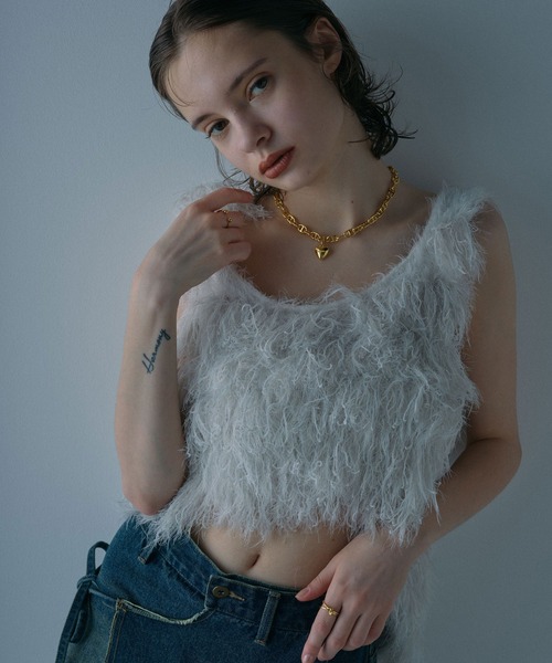 CIAOPANIC（チャオパニック）の「【WEB限定】【Keyon/キーオン】ボリュームハートネックレス / plump heart chain necklace（ネックレス・レディース・ゴールド/シルバー・FREE）」の9枚目の写真