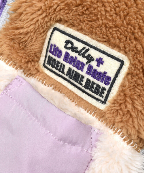 Noeil aime BeBe（ノイユエイムベベ）の「ボア配色切り替えベスト(90~130cm)（ベスト・キッズ・ベージュ系その他/グリーン系その他・110cm/90cm/100cm/120cm/130cm）」の20枚目の写真