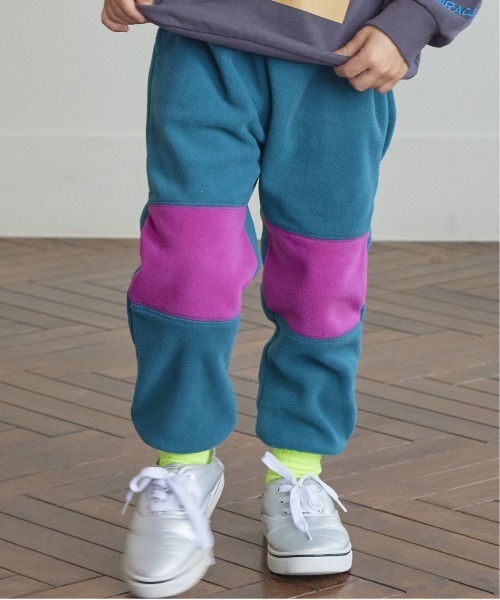 Life Support Products（ライフサポートプロダクツ）の「リサイクルフリースツートーンロングパンツ（80～150cm）（その他パンツ・キッズ・グリーン/サンドベージュ/ブルー・110/140/150/120/100/90/80/130）」の3枚目の写真