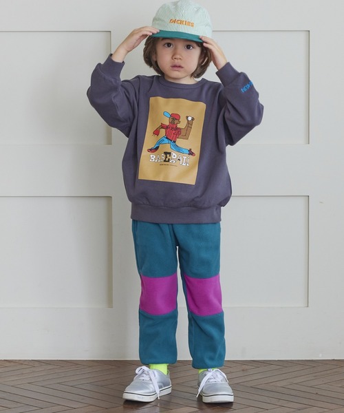 Life Support Products（ライフサポートプロダクツ）の「リサイクルフリースツートーンロングパンツ（80～150cm）（その他パンツ・キッズ・グリーン/サンドベージュ/ブルー・110/140/150/120/100/90/80/130）」の6枚目の写真