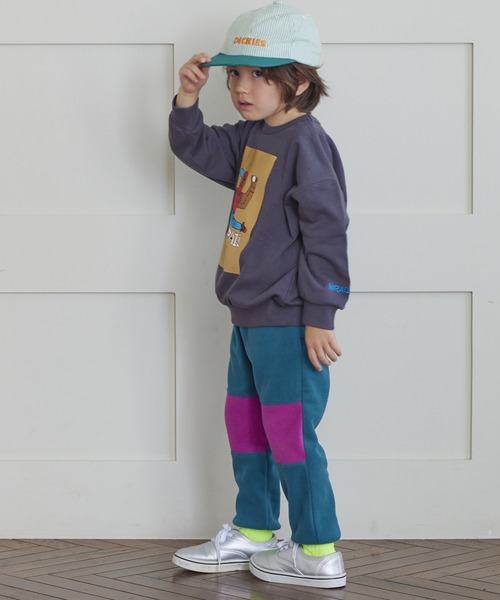 Life Support Products（ライフサポートプロダクツ）の「リサイクルフリースツートーンロングパンツ（80～150cm）（その他パンツ・キッズ・グリーン/サンドベージュ/ブルー・110/140/150/120/100/90/80/130）」の8枚目の写真