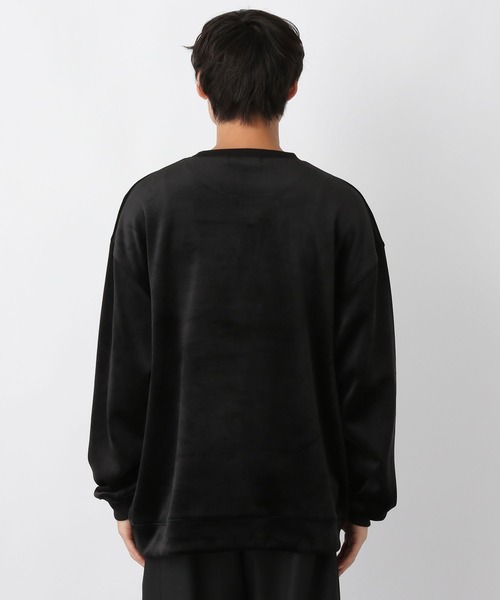 RAGEBLUE(レイジブルー)の「プチ刺繍/マイクロシャギークルーネックプルオーバー(スウェット・メンズ・ブルー/ホワイト/グリーン/ブラック・MEDIUM/LARGE/SMALL)」の10枚目の写真