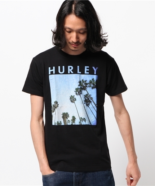 Hurley （ハーレー）の「CALI VIBES PREMIUM（Tシャツ/カットソー・メンズ・ブラック/ホワイト・SMALL/LARGE/MEDIUM/X-LARGE）」の2枚目の写真