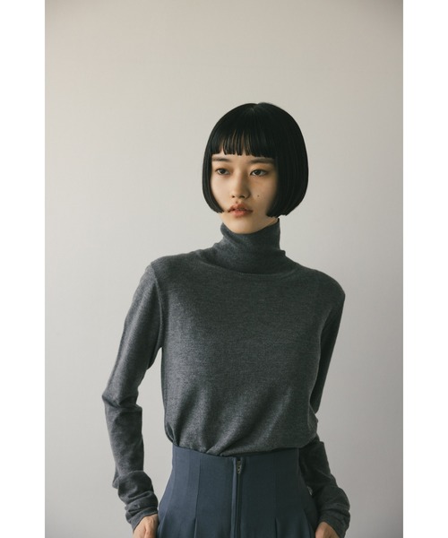 STYLEMIXER(スタイルミキサー)の「ウォッシャブルハイネックニット(ニット/セーター・レディース・ホワイト/バーガンディー/グリーン/グレー・FREE)」の10枚目の写真
