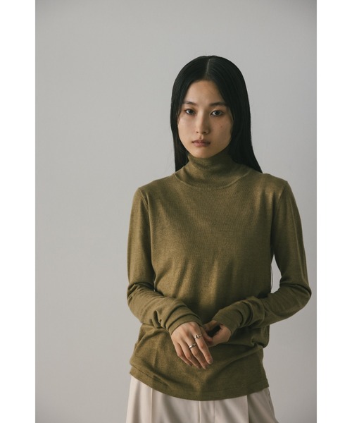STYLEMIXER(スタイルミキサー)の「ウォッシャブルハイネックニット(ニット/セーター・レディース・ホワイト/バーガンディー/グリーン/グレー・FREE)」の16枚目の写真
