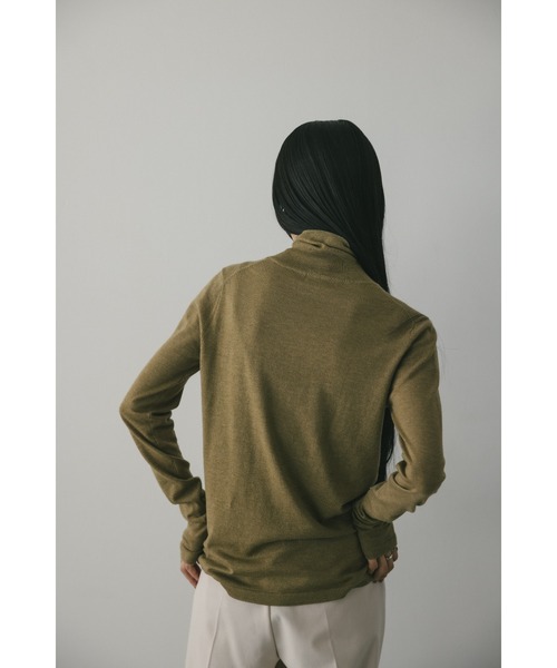 STYLEMIXER(スタイルミキサー)の「ウォッシャブルハイネックニット(ニット/セーター・レディース・ホワイト/バーガンディー/グリーン/グレー・FREE)」の19枚目の写真