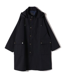 SHIPS Primary Navy Label:ウール フード コート