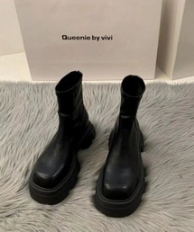 AMELY | 厚底ショートブーツ(ブーツ)