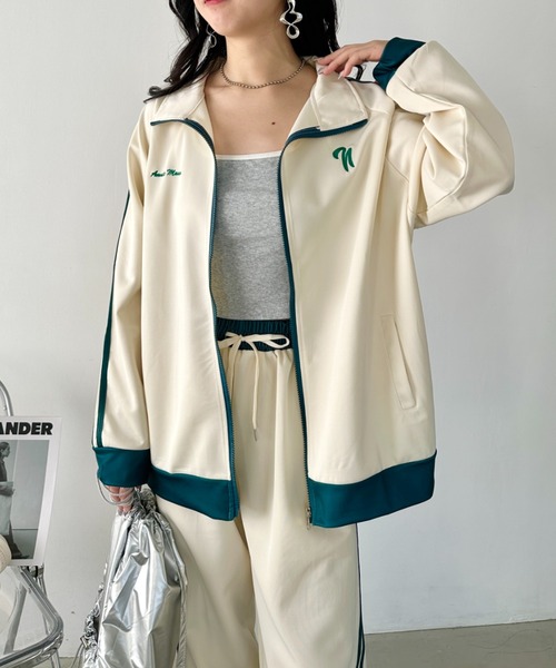 CLEA(クレア)の「【2点SET】トラックジャケットセットアップ(セットアップ・レディース・アイボリー・FREE)」の19枚目の写真