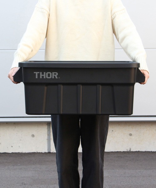 HIGHTIDE（ハイタイド）の「THOR LARGE TOTES DC ソー ラージトート ディーシー 53L 収納ボックス 蓋付き コンテナー（収納グッズ・メンズ・オレンジ/ベージュ/ライトグレー/ブラック/オリーブ・FREE）」の14枚目の写真