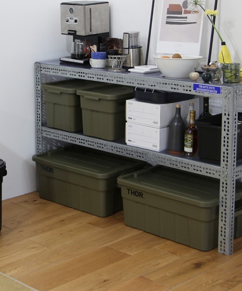 HIGHTIDE（ハイタイド）の「THOR LARGE TOTES DC ソー ラージトート ディーシー 53L 収納ボックス 蓋付き コンテナー（収納グッズ・メンズ・オレンジ/ベージュ/ライトグレー/ブラック/オリーブ・FREE）」の21枚目の写真