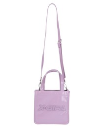 X-girl | FAUX LEATHER 2WAY MINI TOTE BAG(ショルダーバッグ)