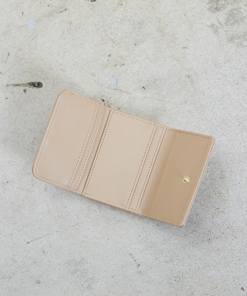 sunnyのマミー SUNNY SIDE:お座りハリちゃん ハリネズミ がま口 三つ折財布（財布