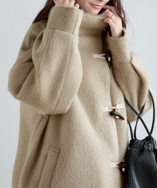 nouvellemoi（ヌーベルモイ）の「スタンドカラーダッフル風コート