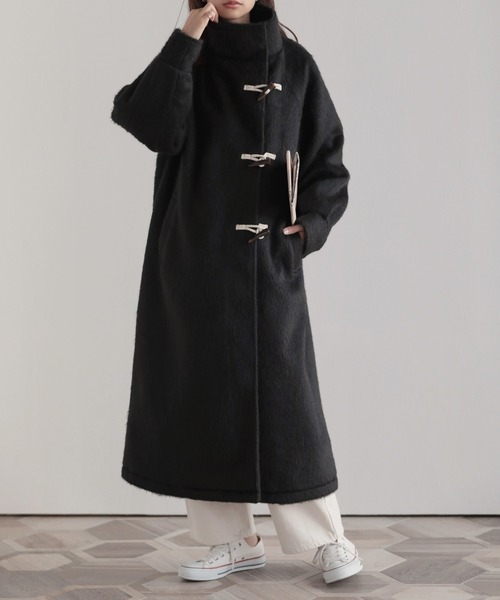 nouvellemoi（ヌーベルモイ）の「スタンドカラーダッフル風コート
