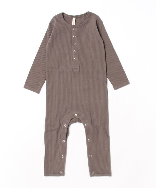 【セール】/Quincy Mae/RIBBED BABY JUMPSUIT | CHARCOAL（その他ベビー用品）｜Rylee + Cru（ライリーアンドクルー）