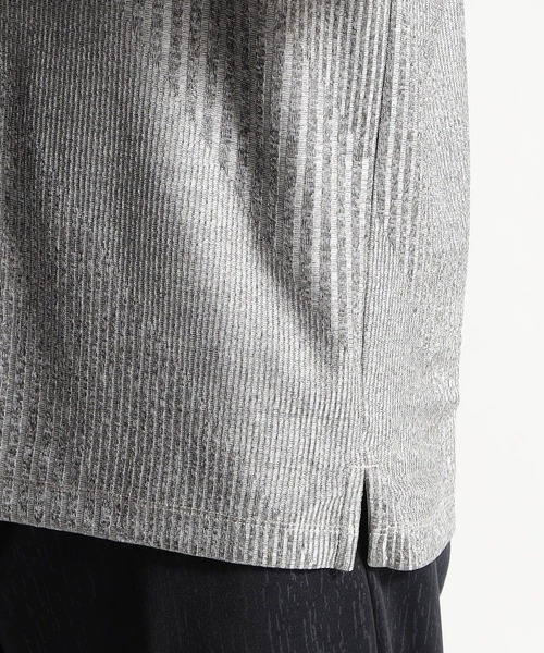 HIDEAWAYS NICOLE（ハイダウェイニコル）の「ハイブリットエアジャージ半袖Ｔシャツ（Tシャツ/カットソー・メンズ・ライトグレー/ブラック/ネイビー/サックスブルー/ボルドー・MEDIUM/LARGE/X-LARGE）」の11枚目の写真