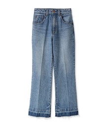 RED CARD×FRAY I.D ローリーストレートデニムパンツ　ブルー　0 REDCARD×FRAY I.Dコラボ 別注 ローリーストレートデニムパンツ M