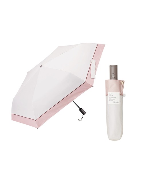 Waterfront(ウォーターフロント)の「カルオート UVブロック 折 55cm 日傘 遮光(折りたたみ傘・レディース・サンドベージュ/ライトグリーン/ホワイト/ブラック/ピンクベージュ/アッシュグレー/ライトブルー/ライトベージュ/サックスブルー/ネイビー/ベージュ/ブルー/スカイブルー/オフホワイト/カーキ/ダークグレー・FREE)」の16枚目の写真